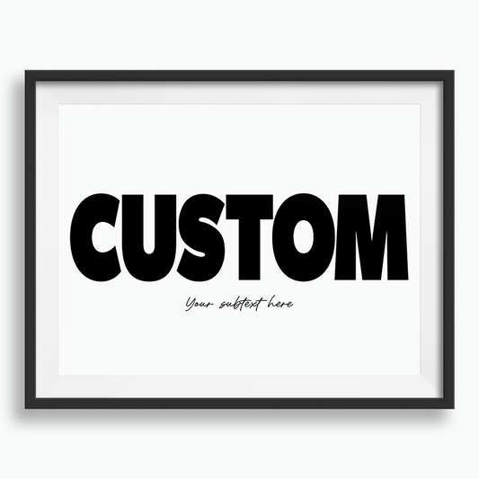 Custom word
